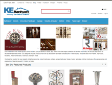 Tablet Screenshot of kehardware.com